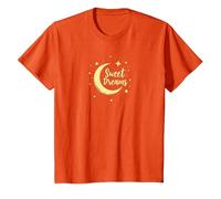 Sweet Dreams Luna Stelle Maglietta, Bambini, Arancio, 12 Anni