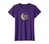Sweet Dreams Luna Stelle Maglietta, Donna, Viola, L