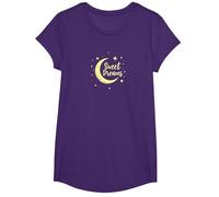 Sweet Dreams Luna Stelle Maglietta, Ragazze, Viola, L