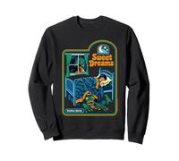 Sweet Dreams Monster Sarcastic Retro Funny Adult Humor Felpa