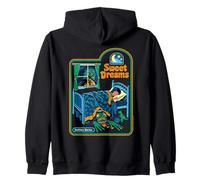 Sweet Dreams Monster Sarcastic Retro Funny Adult Humor Felpa con Cappuccio