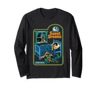 Sweet Dreams Monster Sarcastic Retro Funny Adult Humor Maglia a Manica