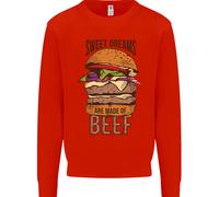 Sweet Dreams Sono Fatti Di Manzo BBQ Chef Felpa Per Bambini