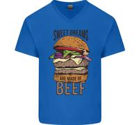 Sweet Dreams Sono Fatti Di Manzo BBQ Chef T-Shirt In Cotone A V