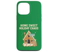 Sweet Holiday Chaos Gingerbread House Funny Natale Custodia per iPhone 13 Pro Max