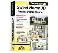 Sweet Home 3D - Interior Design Planner with an additional 1100 3D models and a printed manual, ideal for architects and planners - for Windows 11-10-8-7-Vista-XP & MAC