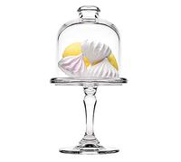 SWEET HOME Alzatina per dolci pasticceria in vetro con cupola in vetro cod.AC00410LU cm 18,5h diam.10 by Varotto & Co.