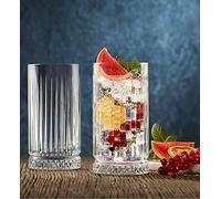 SWEET HOME Bicchiere da Long Drink, Confezione 12 Pezzi Professionale, Modello Elysia CL 44,5 cod.BC01202LU cm 15h diam.7,6 by Varotto & Co.