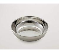 SWEET HOME Ciotola tonda liscia in metallo placcato argento cod.5014114 cm 4,5h diam.14 by Varotto & Co.