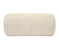 Sweet Home Collection 100% Fine Cotton Blanket Luxurious Breathable Weave Design Elegante, Morbido e Confortevole, per Tutte Le Stagioni, Cotone, Avorio, King