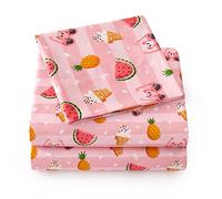 Sweet Home Collection 1500 Supreme - Set di biancheria da letto per bambini, con angoli extra lunghi, piatti e federe, per letto matrimoniale XL, colore: rosa