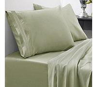 Sweet Home Collection 2090 Thread Count Sheet Set - Soft Egyptian Quality Brushed Microfiber Regina, Salvia, Queen