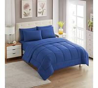Sweet Home Collection Coperta morbida alternativa e lenzuola in microfibra di lusso, poliestere, blu reale, Twin XL