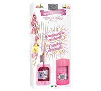 SWEET HOME COLLECTION PROFUMATORE AMBIENTE BASTONCINI 100ML PIU CANDELA PROFUMATA 135GR ORCHIDEA E VANIGLIA