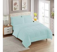 Sweet Home Collection Set alternativo ultra morbido in piuma e lussuose lenzuola, poliestere, acqua, queen size