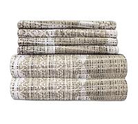 Sweet Home Collection Set di lenzuola per letto king size, 6 pezzi, collezione Supreme, in microfibra spazzolata fine, con tasca profonda, set di biancheria da letto king size, 2 federe extra, Monaco