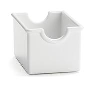 SWEET HOME Contenitore porta bustine bianco per zucchero e tè cod.BR00640LU cm 8,5x6,5x5h by Varotto & Co.