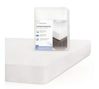 SWEET HOME Coprimaterasso Una Piazza e Mezza Cotone Jersey Fresco Antibatterico