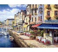 SWEET HOME Kit Punto Croce, Taverna, 14 ct, Filo di Cotone Egitto, 400 x 298 Punti, 82 x 63 cm, Grafici in Bianco e Nero, Include Tela Aida, Fili, Aghi e Istruzioni