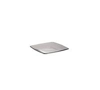 SWEET HOME Piattino Frutta Quadrato in Vetro Trasparente cod.SV00531LU cm 18,5x18,5x2h by Varotto & Co.