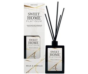 Sweet Home Platinum Profumatore Ambiente Latte e Vaniglia 500 Ml