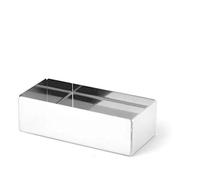 SWEET HOME Porta bustine per Zucchero e Te in Acciaio Inox cod.TA01930LU cm 13x6x4h by Varotto & Co.