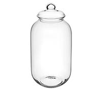 SWEET HOME Scatola potiche biscottiera in Vetro Trasparente con Coperchio cod.SB02721LU cm 42h diam.23 by Varotto & Co.