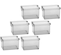 SWEET HOME Set 6 Pezzi Porta bustine Trasparente da Zucchero in plastica da Bar BR00631LU