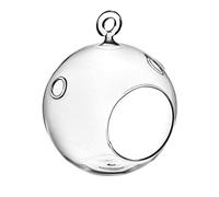 SWEET HOME Sfera da Appendere Porta Candela Tea Light in Vetro cod.PN00784LU cm 15h diam.13 by Varotto & Co.