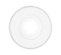SWEET HOME Sottopiatto in Vetro Trasparente perlinato cod.SV00540LU cm 2,4h diam.34 by Varotto & Co.
