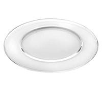 SWEET HOME Sottopiatto Tondo in Vetro Trasparente cod.TP00043LU cm 1h diam.32 by Varotto & Co.