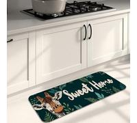 Sweet Home - Tappetini da cucina per pavimento, motivo giraffa, morbidi, imbottiti, confortevoli, lavabili, antiscivolo, decorativi, per lavelli da cucina, lavanderia e bagno, 40 x 119 cm
