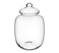 SWEET HOME Varotto & Co. Scatola Potiche Biscottiera in Vetro Trasparente con Coperchio cod.SB02720LU cm 32h diam.24,5