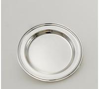 SWEET HOME Varotto & Co. Sottobottiglia Rotondo in Metallo Placcato Argento Stile Inglese Ottone Argentato cod.5011015 cm 0,5h diam.14