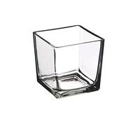 SWEET HOME Vaso cubo in Vetro cod.VA00383ZZ cm 12x12x12h by Varotto & Co.