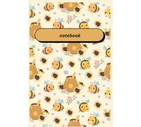 sweet honey notebook: Cut bee pattern journal