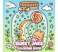 Sweet Jars Coloring Book: Colorful Candy and Dessert Worlds