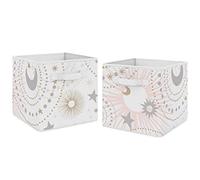 Sweet Jojo Designs - Set di 2 contenitori portaoggetti per collezione Celestial
