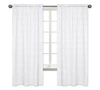 JoJo Designs White Eyelet Collection Window Panels - Set of 2