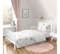 Sweet Jojo Designs - Set di biancheria da letto per bambini con motivo floreale, colore: rosa, verde menta e bianco