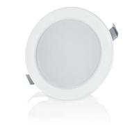Sweet Led Luce da incasso piatta 230V IP44-3,5W - Spot da incasso per bagno rotondo - Mini luce per ambienti umidi ultra piatta - Faretto da incasso per mobili - Bianco, luce calda