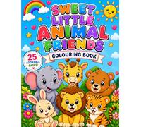 Sweet Little Animal Friends: Colouring book