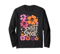 Sweet Little Spook Halloween Boho Vibes Maglia a Manica