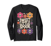Sweet Little Spook Halloween Boho Vibes Maglia a Manica