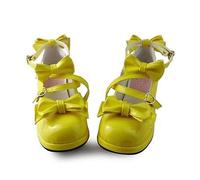 Sweet Lolita Costume da donna con fiocco gotico barocco rococò, ballerine e...