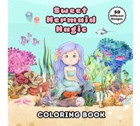 Sweet Mermaid Magic: Kawaii Coloring Fun.