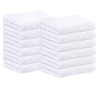 Sweet Needle Confezione da 12 salviette Materiale morbido e altamente assorbente. Ideale per l'uso quotidiano, il lavaggio del viso, la palestra e la spa. Colore bianco