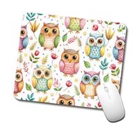 Sweet Owls Tappetino Scrivania Morbido Mouse Pad Portatile Tappetino per Mouse for Pc Laptop Gaming 25X30Cm