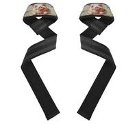 Sweet Pet Pig Retro Bathtu Polsiere 66 cm Power Workouts Coppia di cinghie da palestra per allenamento, palestra, powerlifting, bodybuilding