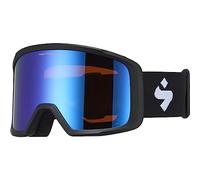 Sweet Protection Firewall Reflect - Occhiali da neve leggeri e ventilati, per snowboard, sci, protezione UV, lenti anti appannamento, zaffiro satinato/nero opaco/nero, taglia unica